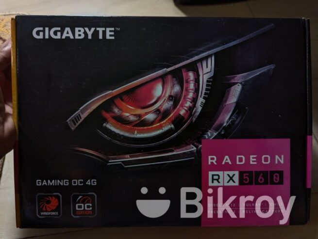 GIGABYTE RADEON RX560, 4GB DDR5