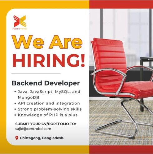 Backend Developer Job in Chittagong