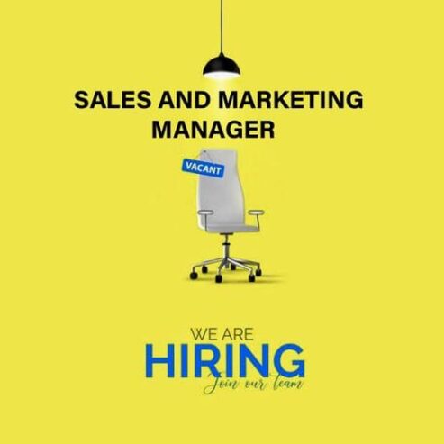 Sales and Marketing Manager Job