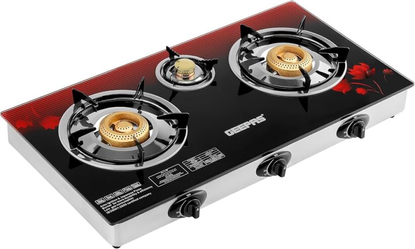 Geepas 3 Burner Auto Gas Stove