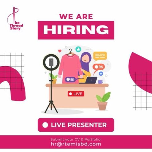 Live Presenter Job in Dhaka