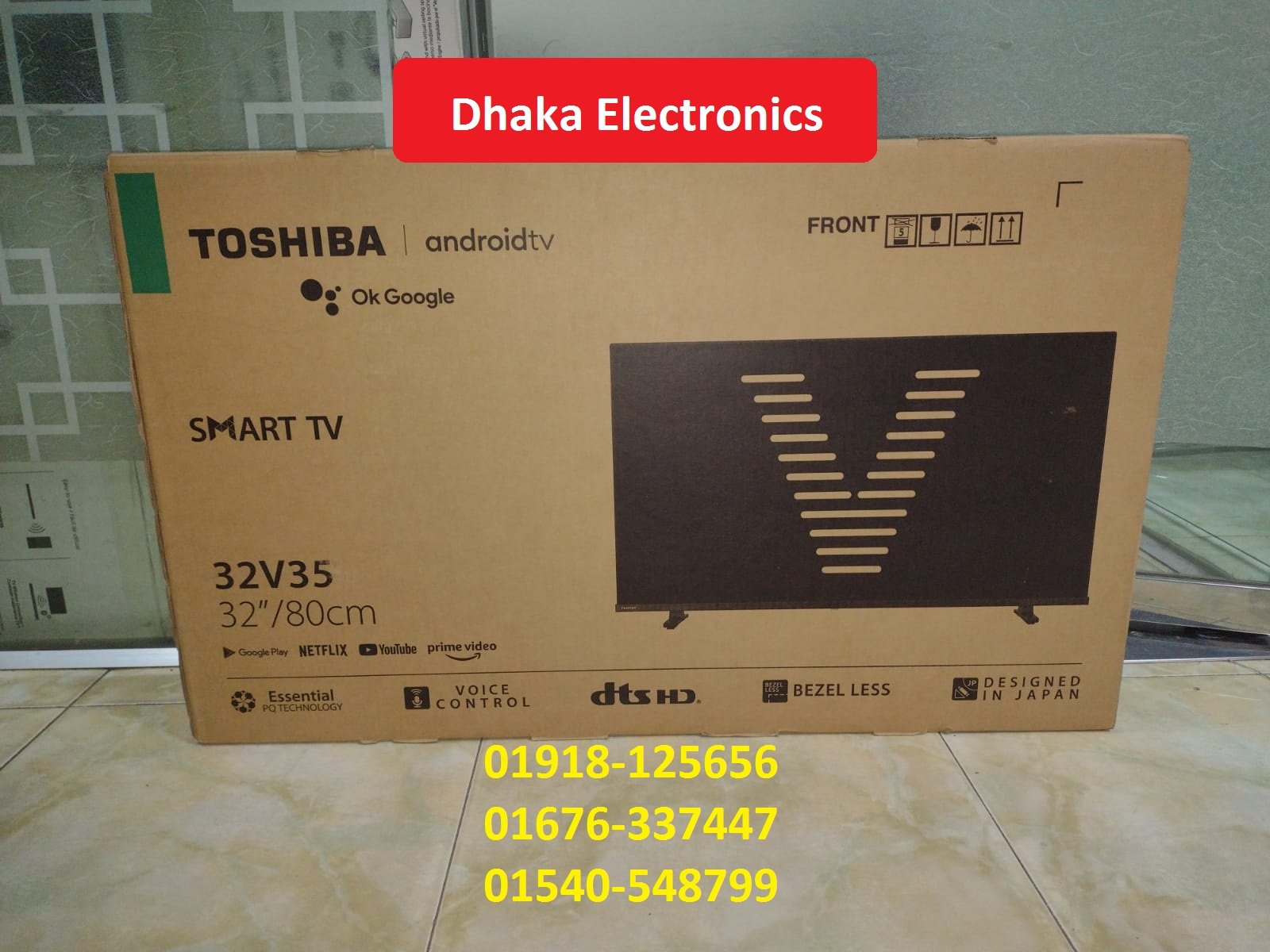 Toshiba 32 inch 32V35MP Android Smart LED TV Official