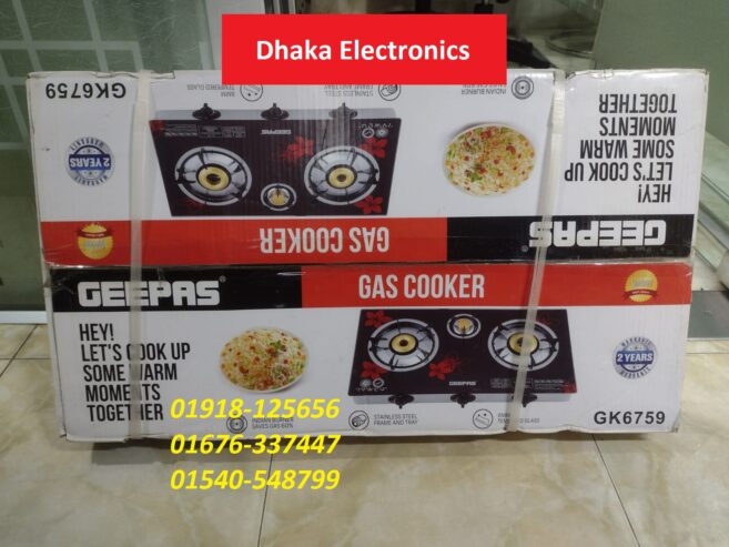 Geepas 3 Burner Auto Gas Stove