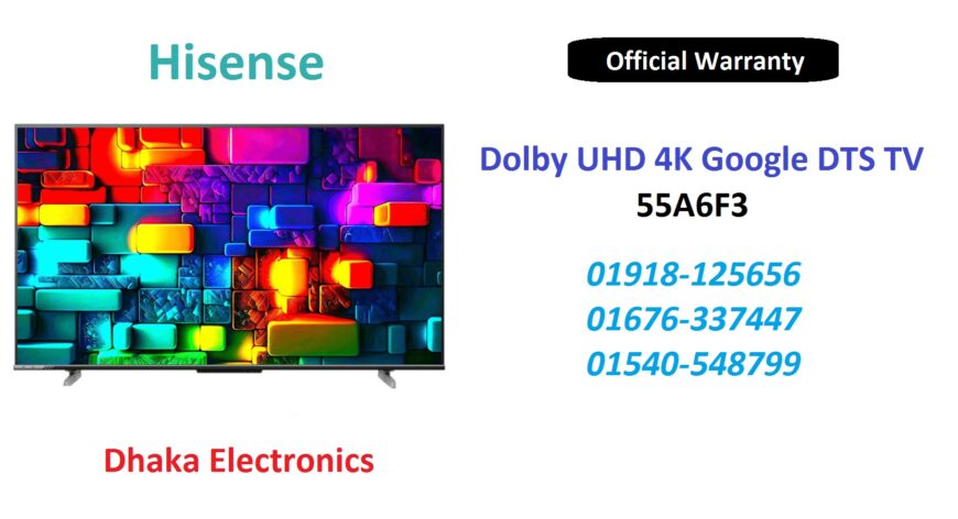 Hisense 50 inch 4K Google DTS TV Official