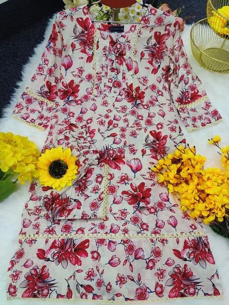 Cotton Kurti Set