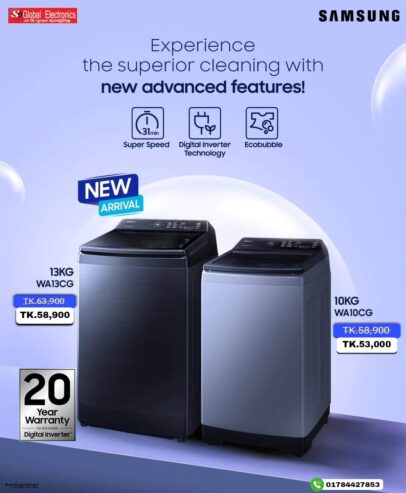 Samsung Top Loading Washing Machine With Discount