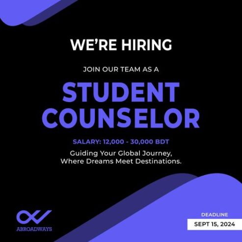 Counselor Job in Dhaka