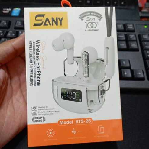 SANY BTS-25 Transparent Wireless Earphone