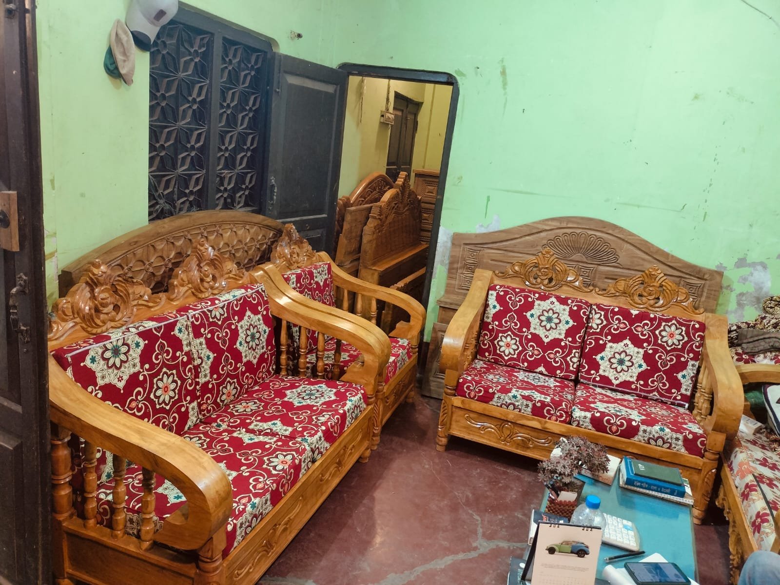 Earleaf Wood Sofa For Sale in Dhaka