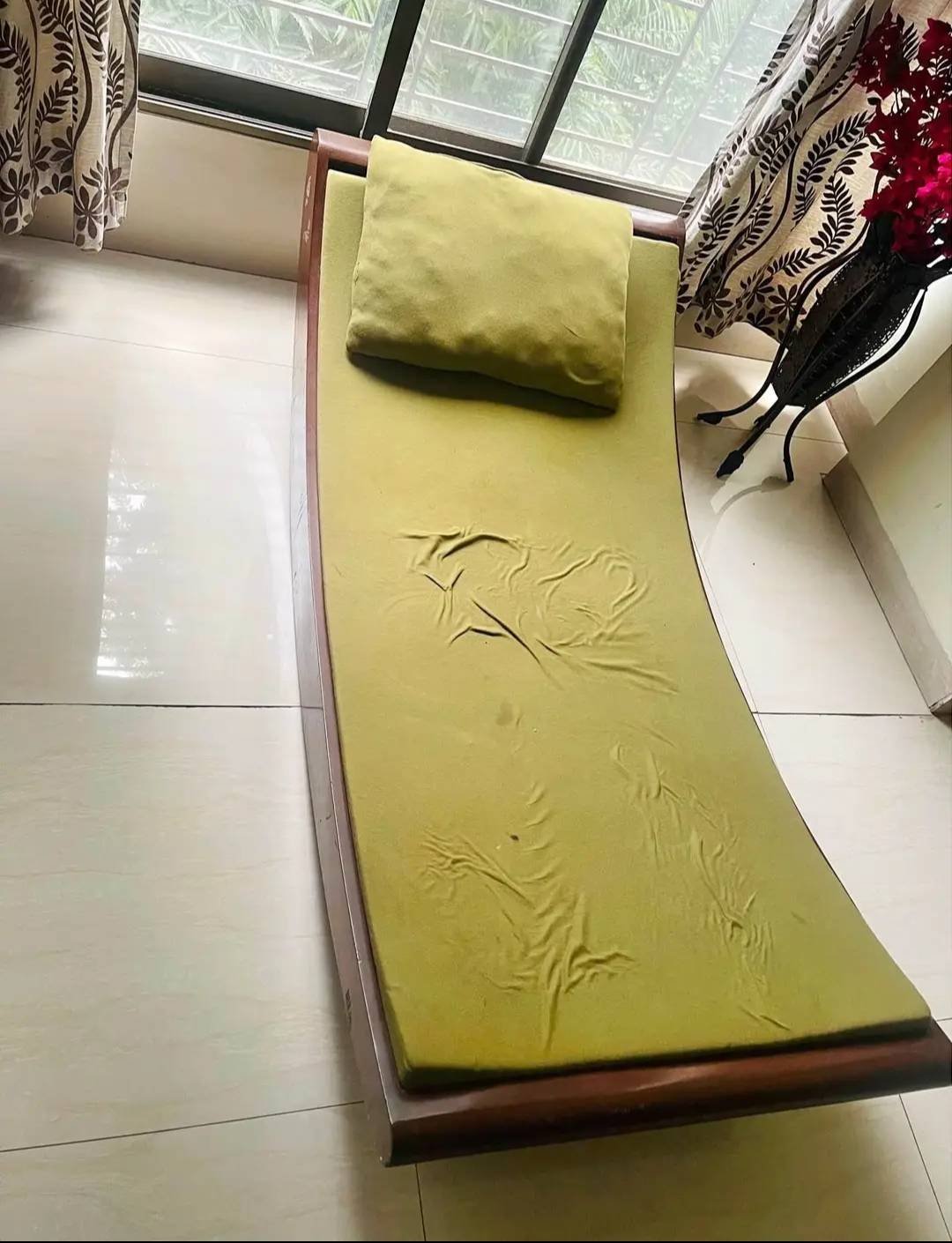 Teak Wood Rocking Bed For Sale