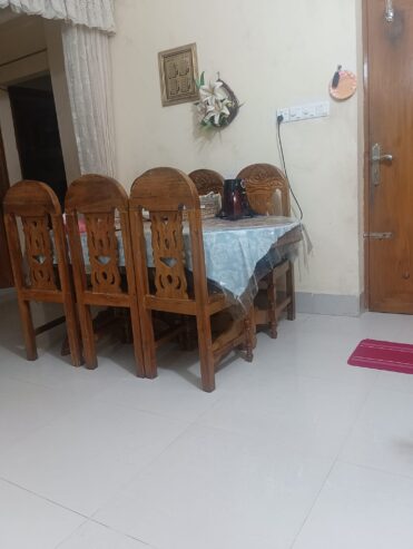 Teak Wood Dining Table With Chair Form Sale in CTG