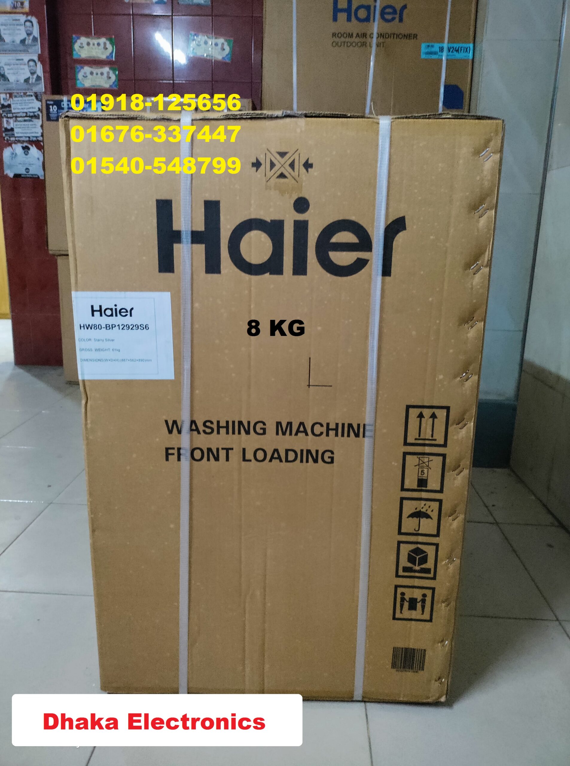 8 Kg Haier Load Washing Machine