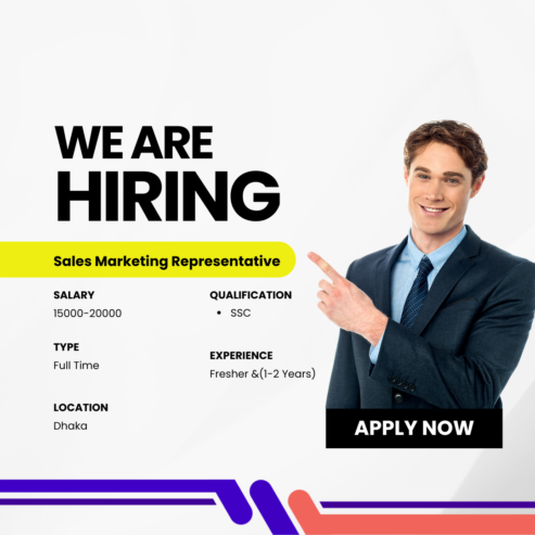 We are Hiring Sales & Marketing Representative