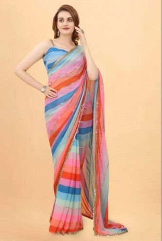 Georgette Saree Sell