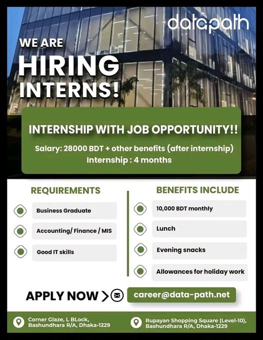 Intern Job in Dhaka