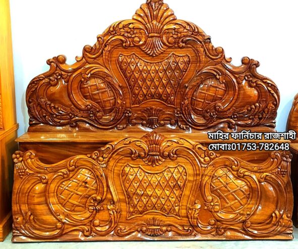 Unpaired Wooden Bed For Sale in Rajshahi