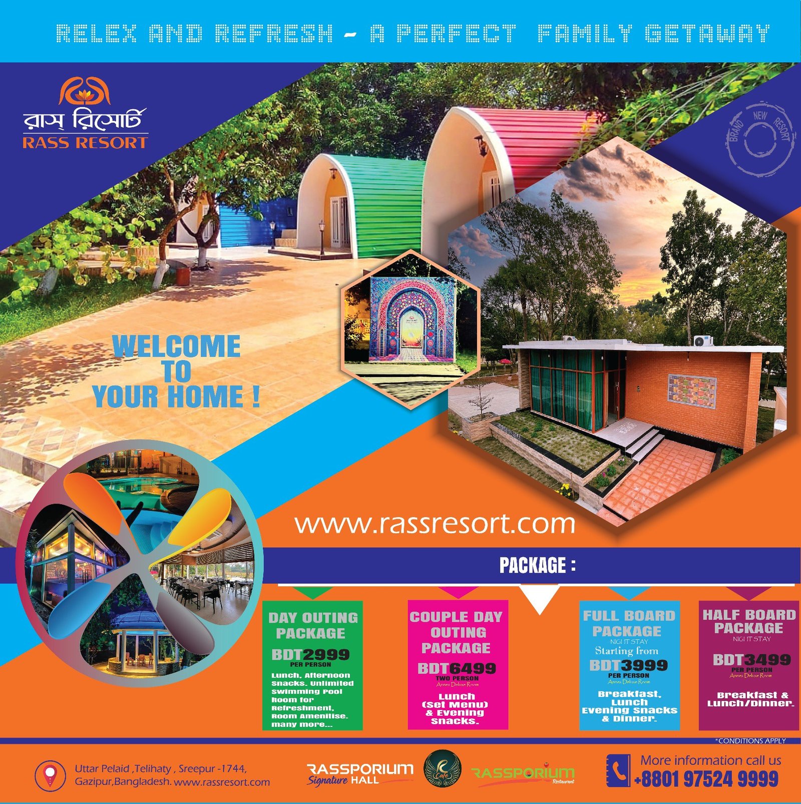 Rass Resort in Gazipur Booking