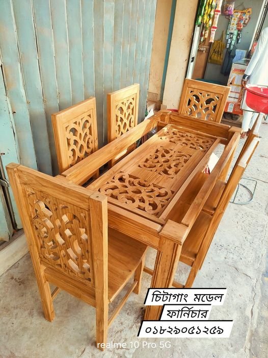 Teak Wood Dining Table For Sale