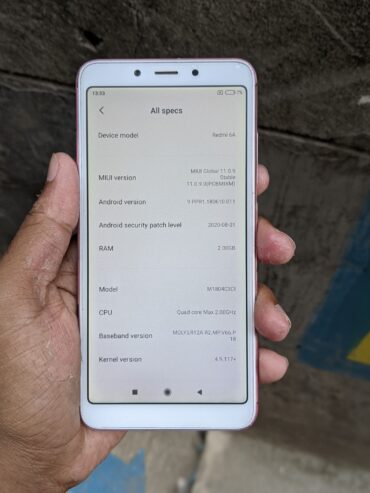 Redmi 6A (2/16) For Sale in Dhaka Khilgaon