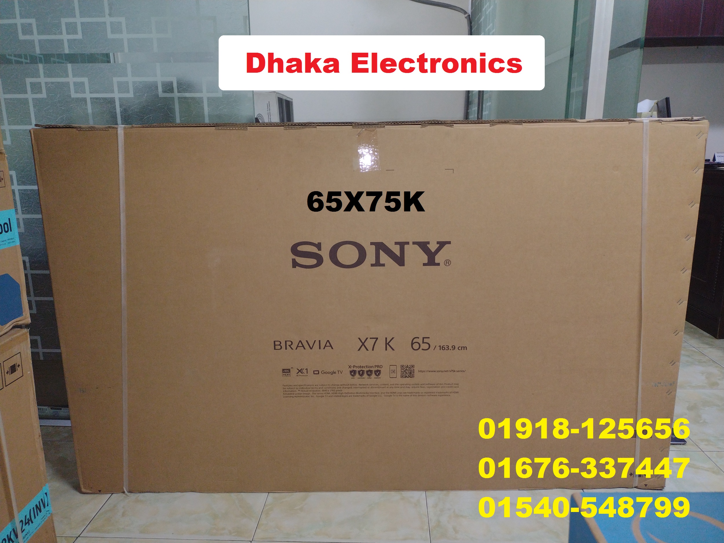 Sony Bravia 65 inch KD-65X75K 4K HDR Google TV Official