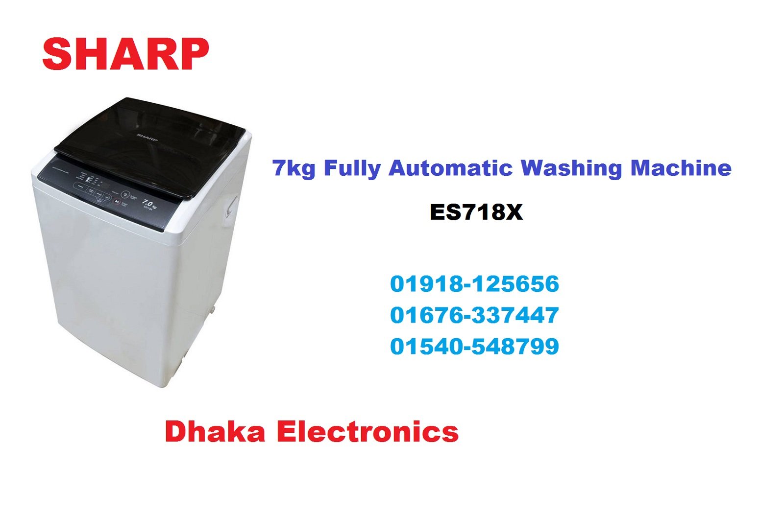 Sharp Washing Machine 7 KG
