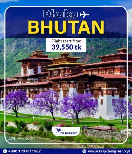 Flights from Dhaka to Bhutan