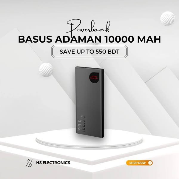 BASEUS ADAMAN (10000 mAh) POWERBANK 22.5W