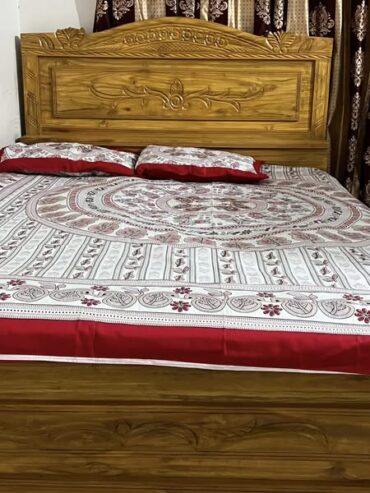 Acacia Wood Semi Box Bed For Sale in Dhaka