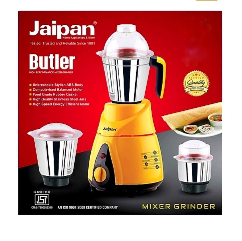 Jaipan Mixer Grinder (BUTLER 850W) For Sale