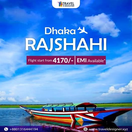Air Ticket Dhaka to Rajshahi