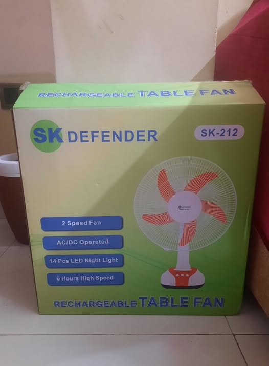 SK Defender Rechaegable Fan For Sale in Chittagong