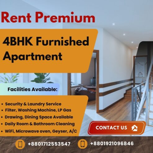 Modern 4 Bedroom Apartment for Rent