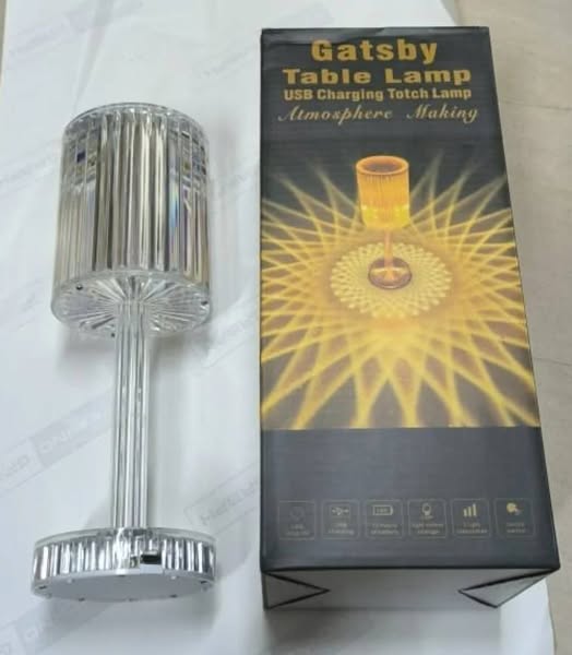 Gatsby Crystal LED Table Lamp 