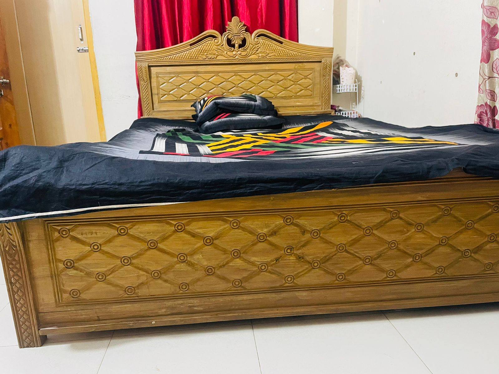 Wooden Bed For Sale in Dhaka Mirpur