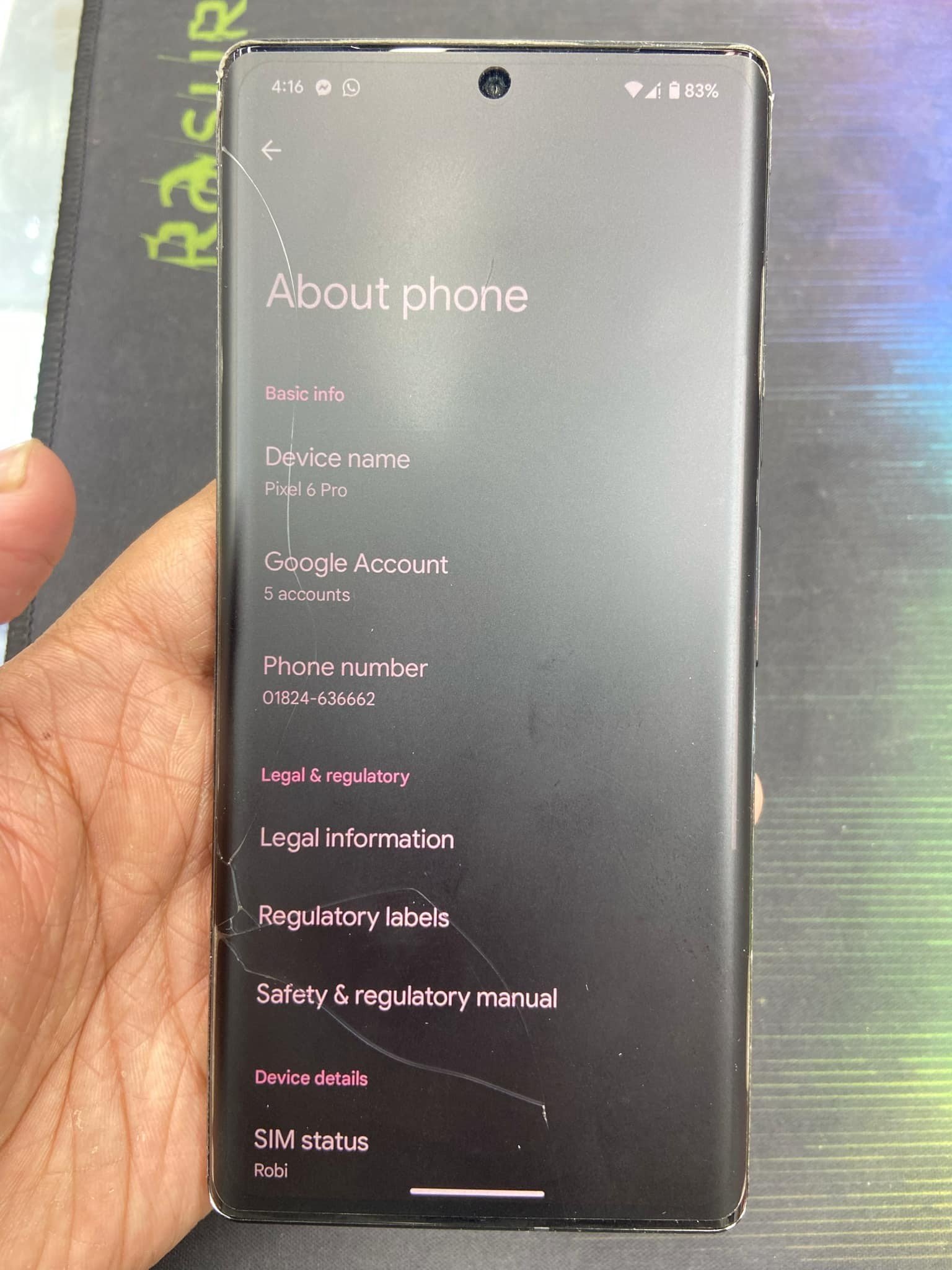 Google Pixel 6 Pro For Sale in Dhaka