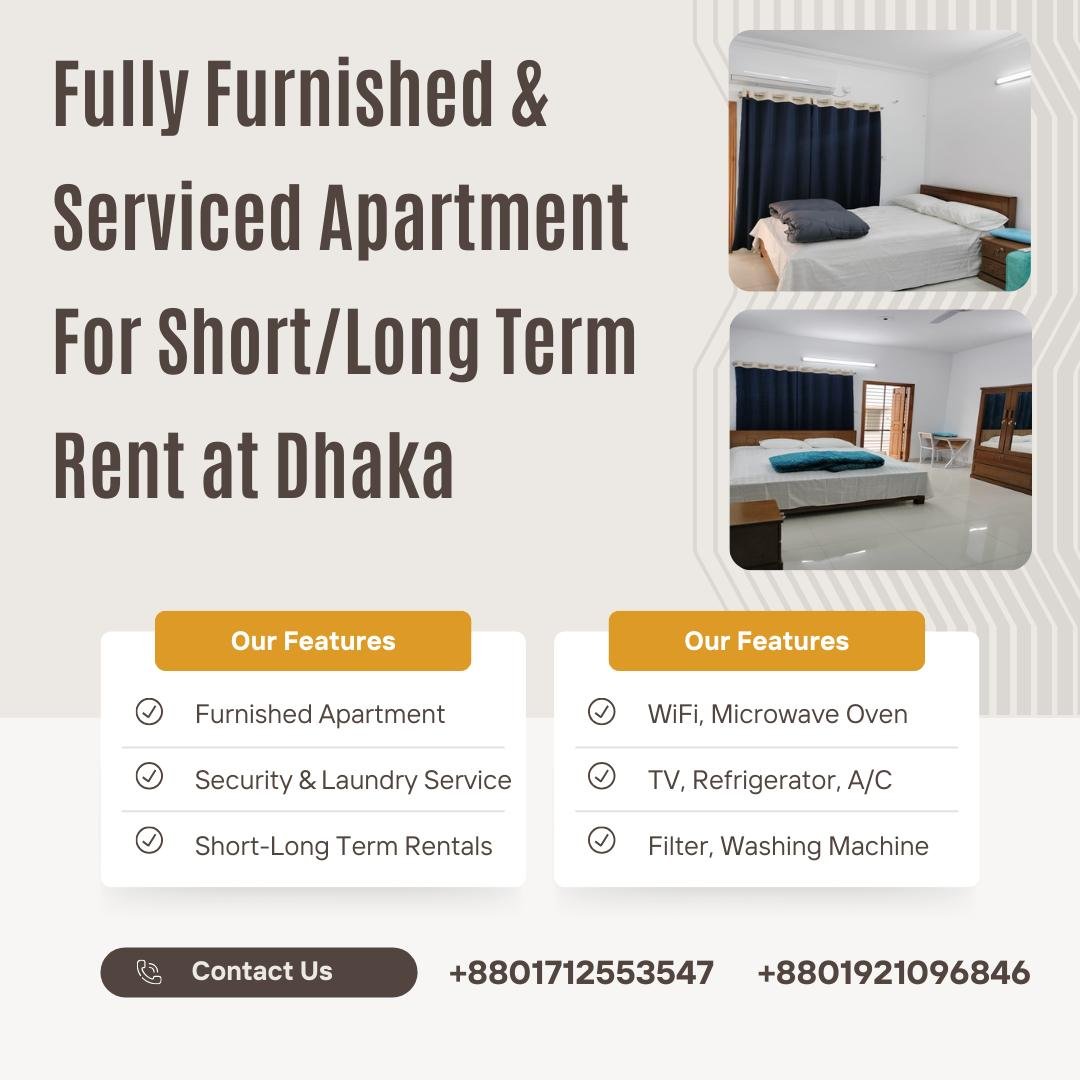 Rent 2 Bedroom Apartment in Bashundhara