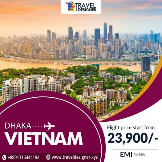 Dhaka to Vietnam Flight