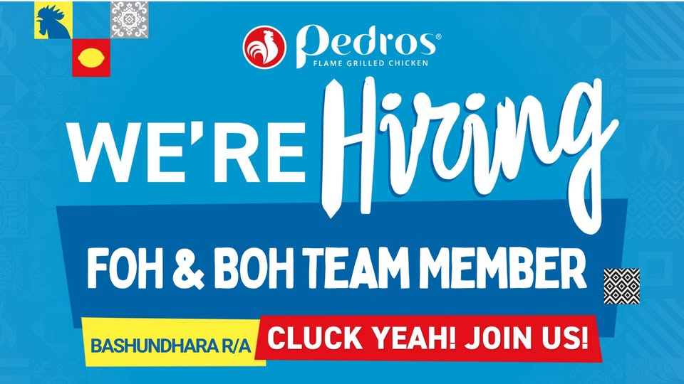 Pedros Bangladesh is HIRING! 