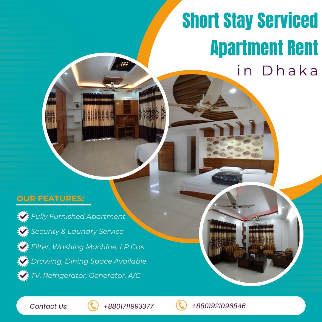 Rent 2 Room Apartment in Bashundhara