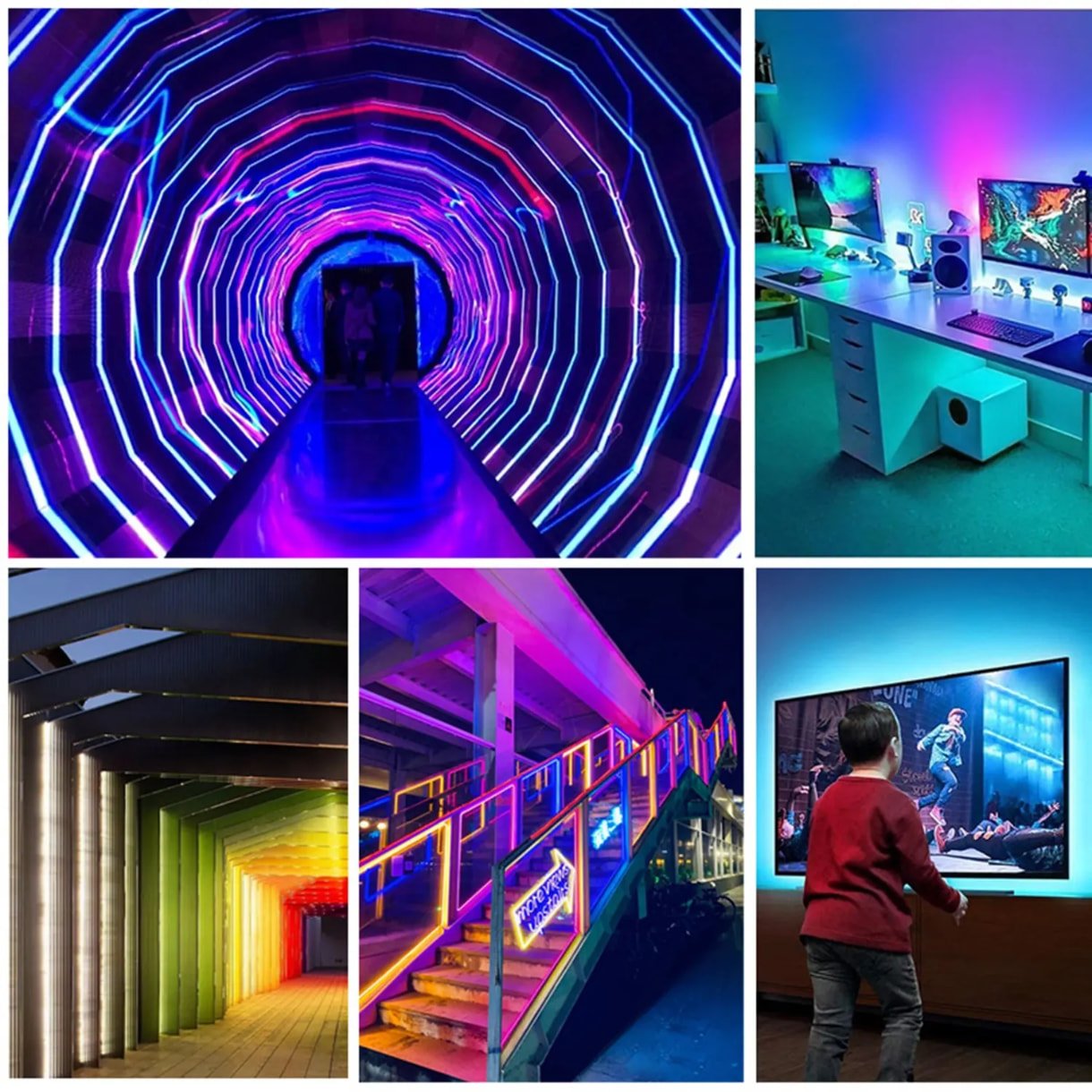 Six-Color Smart LED Light Strip