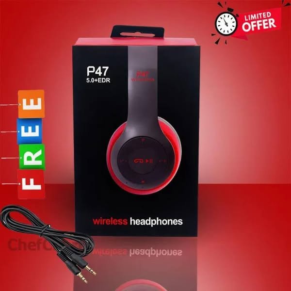 P47 Wireless Bluetooth Headphone