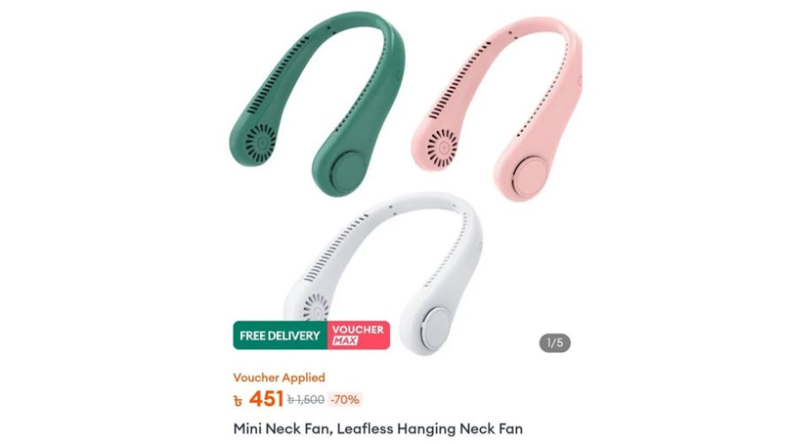 Mini Neck Fan For Sale with Discount