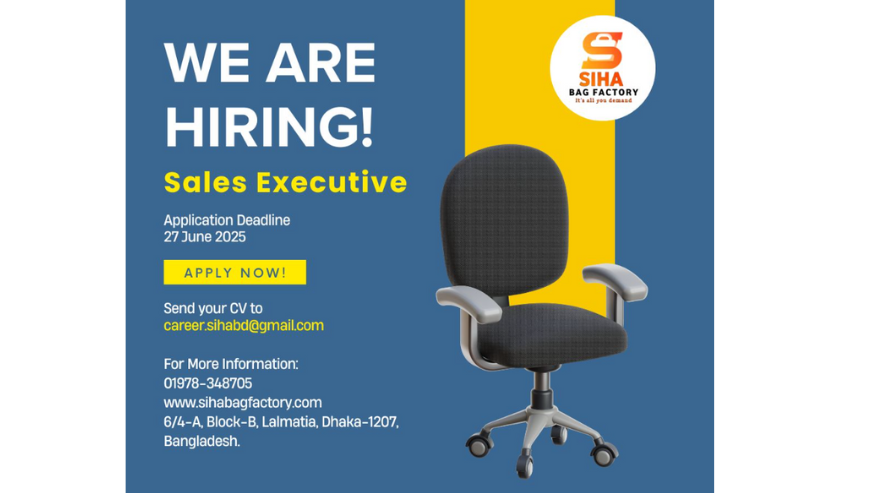 Sales Executive Job in Dhaka