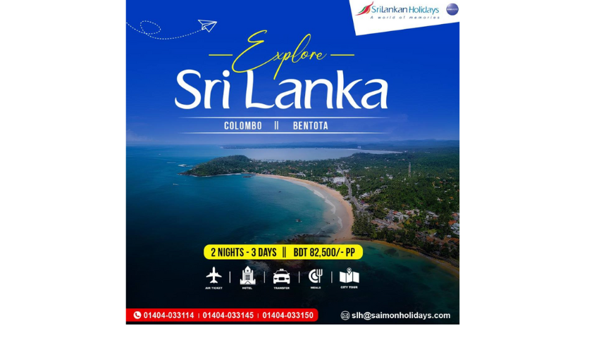 Sri Lanka Tour Package from Bangladesh