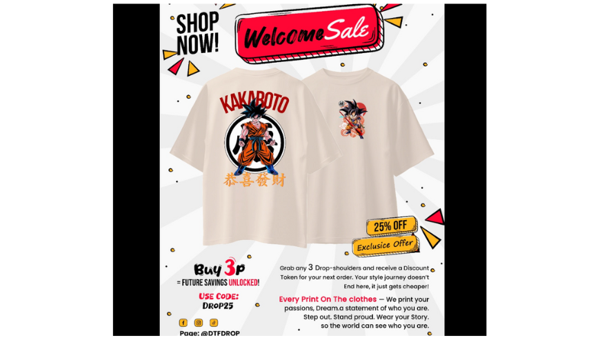 Drop Shoulder T-shirt