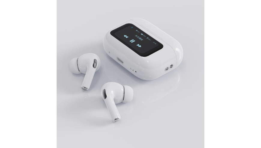 Airpod Pro 2nd Generation with Touch Screen Display (White)