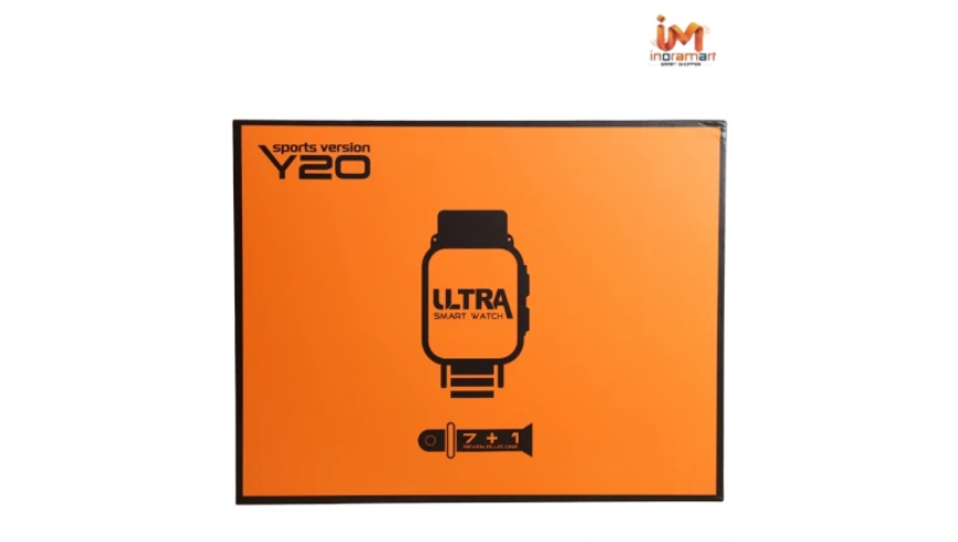 Y20 Ultra Smart Watch Sports Version with 7 Strap
