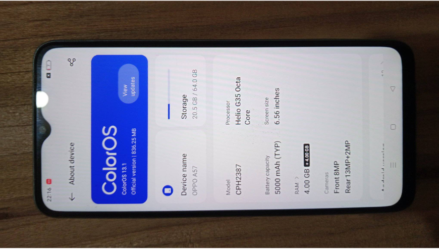 OPPO A57 For Sale in Dhaka