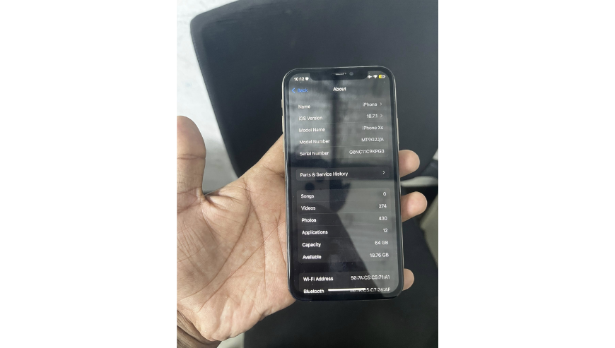 IPhone XS For Sell in Dhaka Rampura