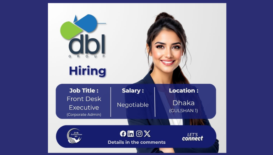 Front Desk Job in Gulshan
